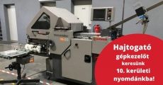 HAJTOGATÓGÉP KEZELŐT KERESÜNK