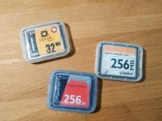 Hama 256MB + Lexar Media 32MB Compact Flash kártya
