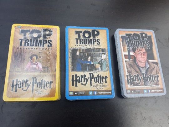 Harry Potter-4 pakli új, angol nyelvű kártya -Top Trumps Card Game