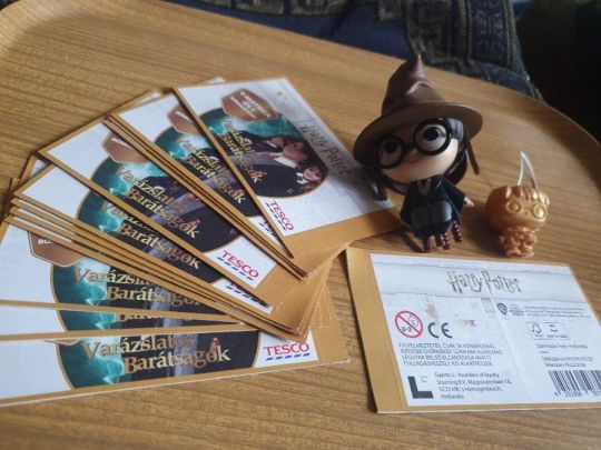 Harry Potter figura, függő, bontatlan Tesco matricák