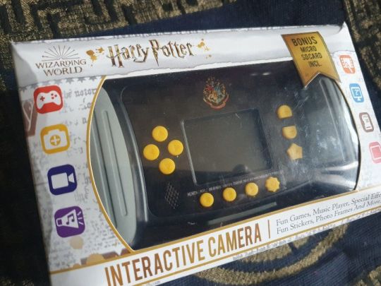 Harry Potter interaktiv kamera -fényképezőgép, játékok, MP3