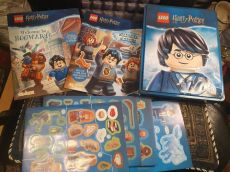 Harry Potter LEGO fémdoboz, levonók,könyvek, kitűzők,figura