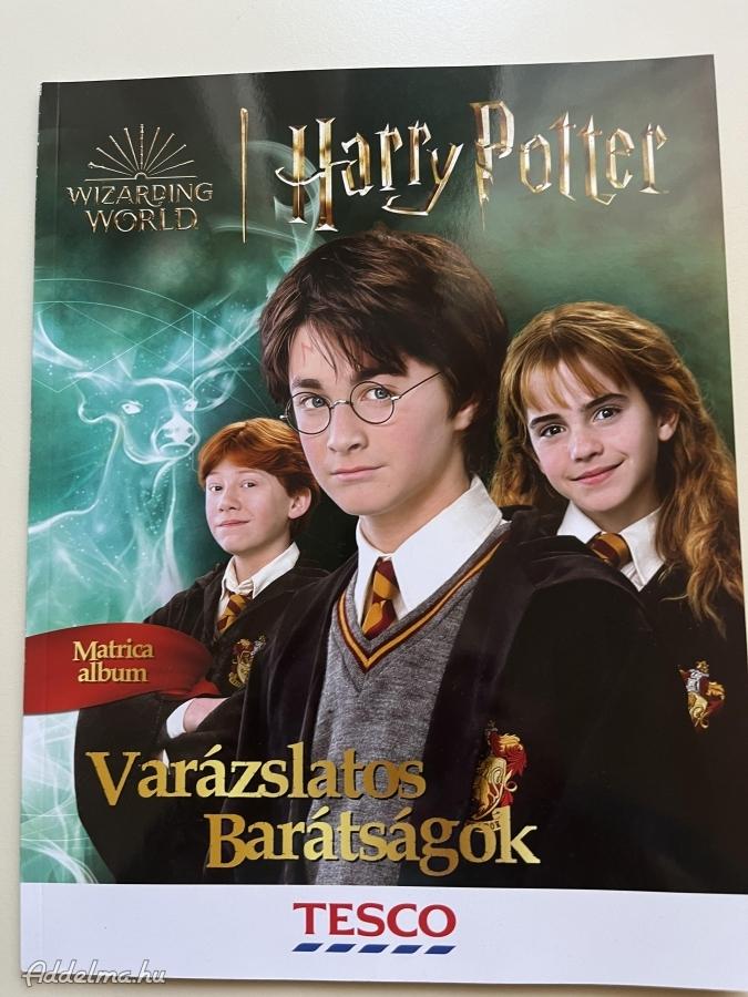 Harry Potter teljes matricasor albummal nem beragasztott matricákkal