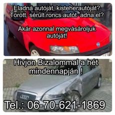 Használt és Roncsautók Felvásárlása