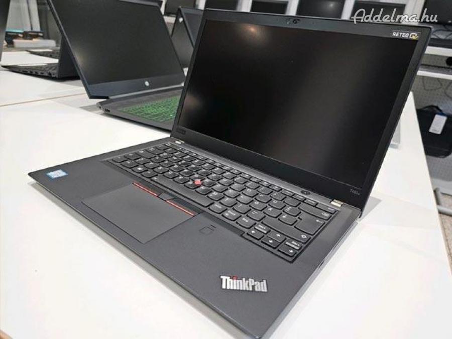 Használt notebook: Lenovo ThinkPad T480s /i7+magyar/ -Menta