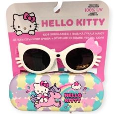 Hello Kitty fehér keretes gyerek napszemüveg UV védelemmel