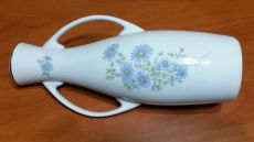 Hollóházi porcelán, nagy méretű, füles váza -katáng