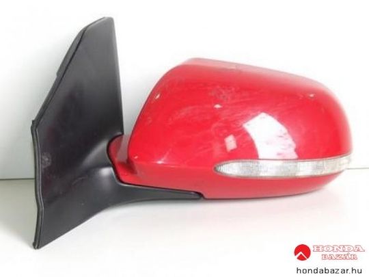 HONDA CIVIC PIROS SZÍNŰ BAL OLDALI KÜLSŐ TÜKÖR.  2004-2005