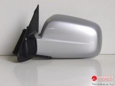 HONDA CR-V EZÜST SZÍNŰ BAL OLDALI KÜLSŐ TÜKÖR. (BEFORDÍTHATÓ)  2002-2004