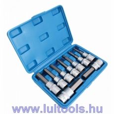 Hosszú bit dugókulcs készlet 9 részes Imbusz 1/2" 4-17 mm