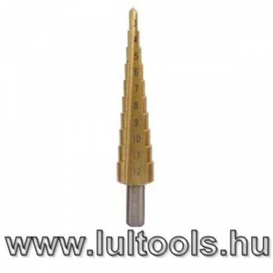 HSS lépcsős fúrószár 3-12mm,.,.,.,..,