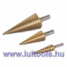 HSS lépcsős fúrószár készlet 4-12, 4-20, 4-32mm