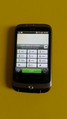 HTC XT01 mobil, simet nem olvas, angol menüs,