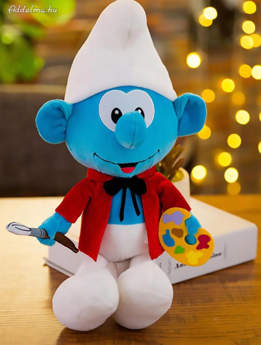 Hupikék törpikék Smurfs karakter plüssök 25 cm többféle