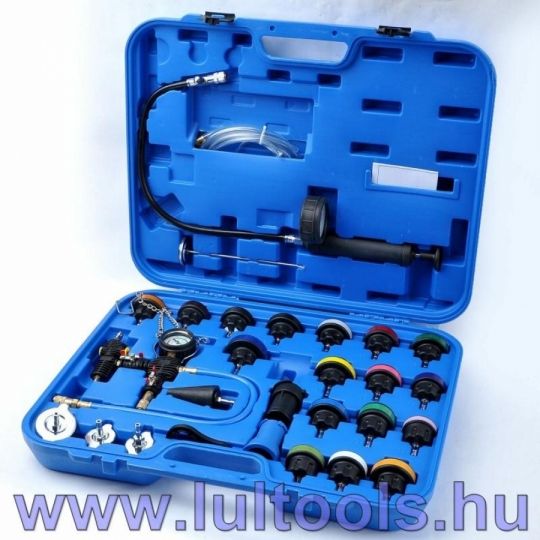 Hűtőrendszer nyomásmérő készlet 28 részesLULTOOLS