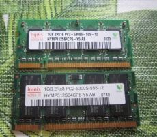 Hynix 2 x 1GB DDR2 Laptop RAM pár tesztelt Easybox 1480
