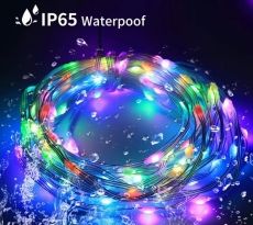 Ideal LED karácsonyi izzó égő RGB USB hangulatfény 10m 100db LED