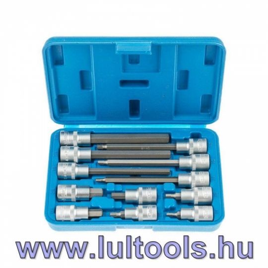 Imbusz bit dugókulcs készlet 1/2″ 4-12mm 12 részes