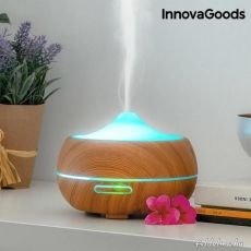 INNOVAGOODS LED WOODEN-EFFECT PÁRÁSÍTÓ AROMA DIFFÚZOR