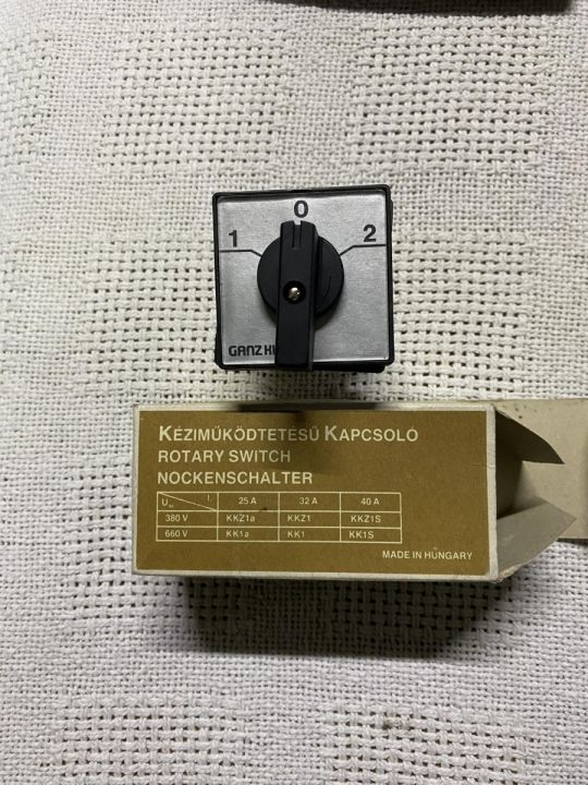 Irányváltó Kapcsoló  KK1 6008  5,5 KW-5,5 KW 32 A