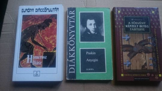 Iskolai kötelezők 6 -Anyegin, Tartuffe, Szent Péter esernyője