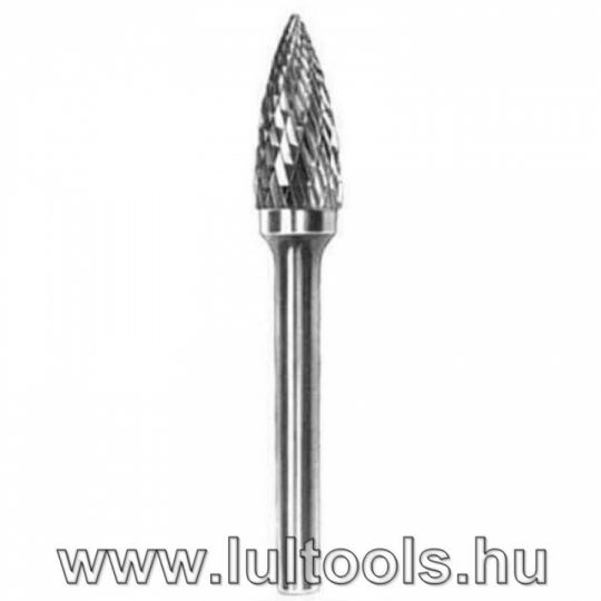 Ívelt hegyes orrú turbómaró kereszt fogazással - 8x20x60x6mm