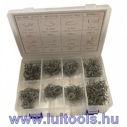 Javítókapcsok garnitúra 800 darabos LULTOOLS