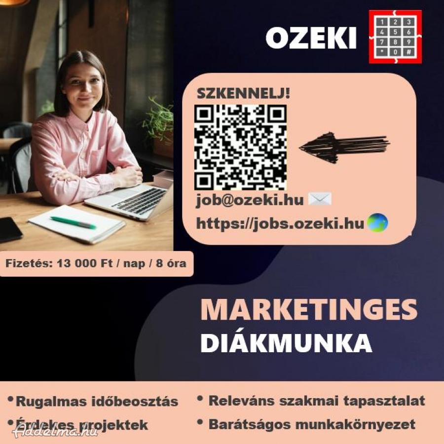 Junior online marketing asszisztens - Dolgozz ősztől az Ozekinél!