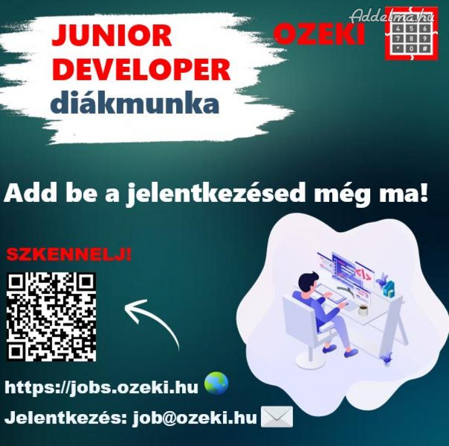 Junior szoftverfejlesztő - Szakmai gyakornok ősztől