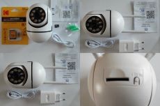 Kamera beltéri-kültéri mozgásérzékelő wi-fi éjjellátó zoom