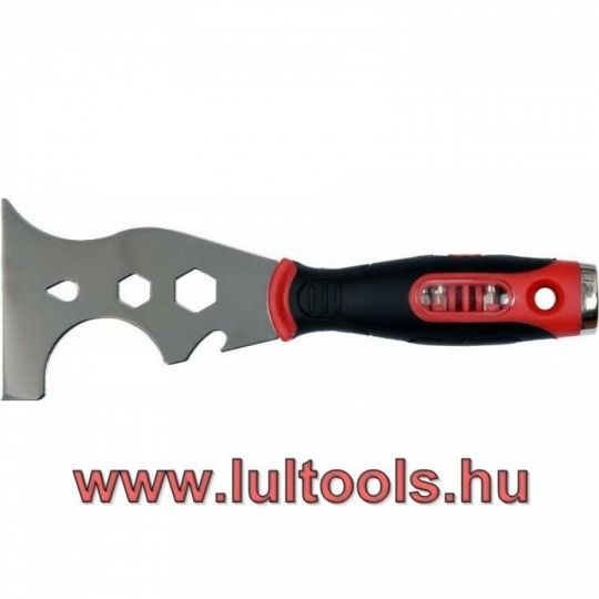 Kaparó spakli multifunk. inox + 4 db bithegy YATO,.,..,.