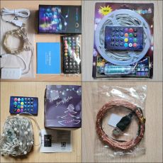 Karácsonyi LED fényfüzér izzósor égősorok USB BLUETOOTH WIFI