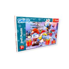 Karácsonyi Törpés Smurfs kirakó 200 darab – Trefl