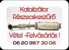 Katalizátor Felvásárlás DPF Vétel