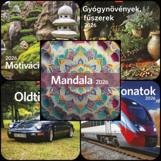 Képes falinaptárak 2026!