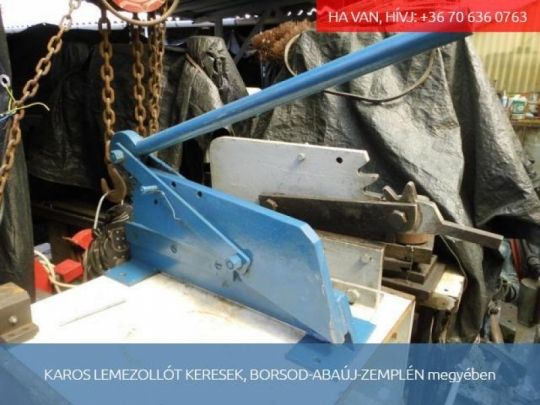 Keresek: karos lemezollót