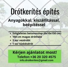 Kerítés építés Miskolc