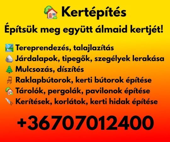 Kertépítés