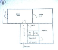 Kiadó társasházi lakás Vácon a Gombási úton.