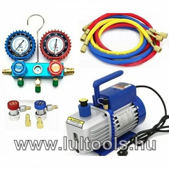 Klíma ellenőrző klíma töltő + szivattyú LULTOOLS 06202188024