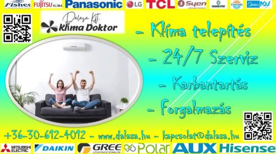 Klíma karbantartás - takarítás - szerviz