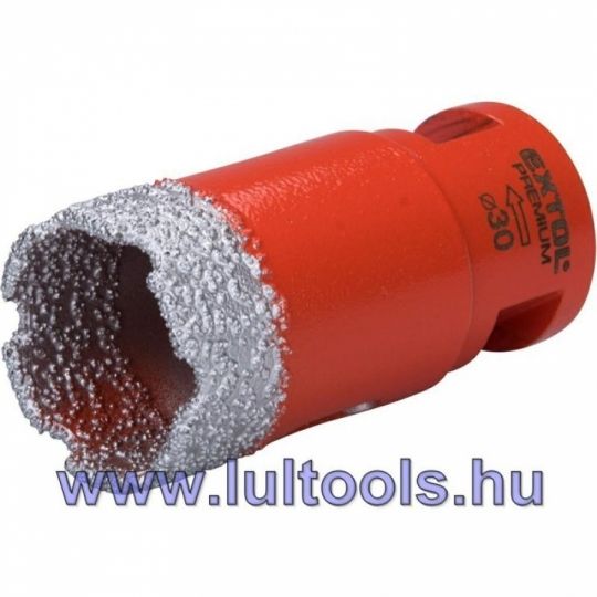 Körkivágó csempére, gyémánt vágóél; 30mm × M14,flexbe