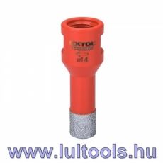 Körkivágó csempére, gyémánt vágóél; 6mm × M14 flexbe