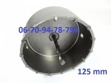 Korona-körkivágó 125 mm sds plus-os szárral