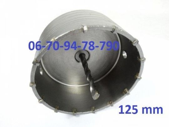 Korona-körkivágó 125 mm sds plus-os szárral