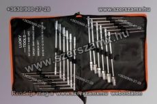 KrafTech HA-1378 T-kulcs Készlet 12-részes