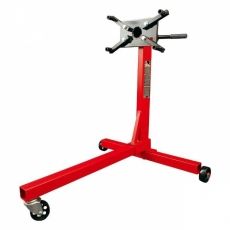 KrafTech HB-6883 Acél Motorforgató állvány 375kg - 3 kerekű