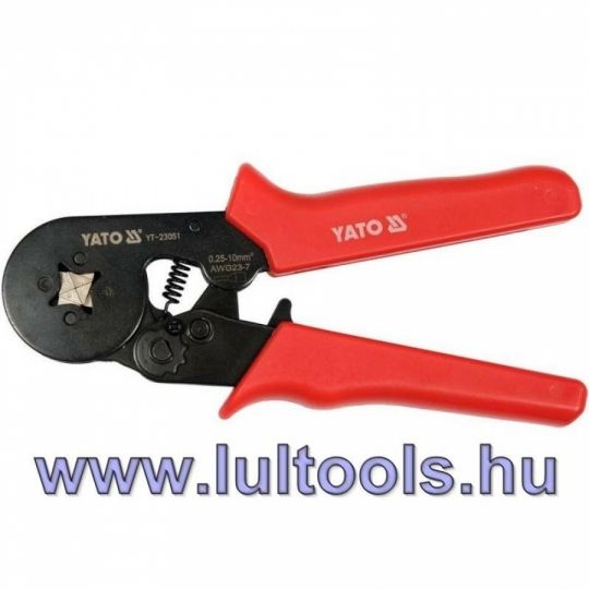 Krimpelő fogó 0,25-10 mm2 175 mm Yato