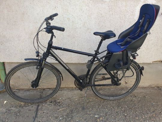 Kross Trans 3.0 túratrekking kerékpár gyereküléssel +abroncsok