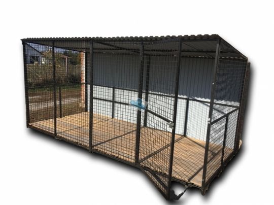 Kutya kennel 4x2m